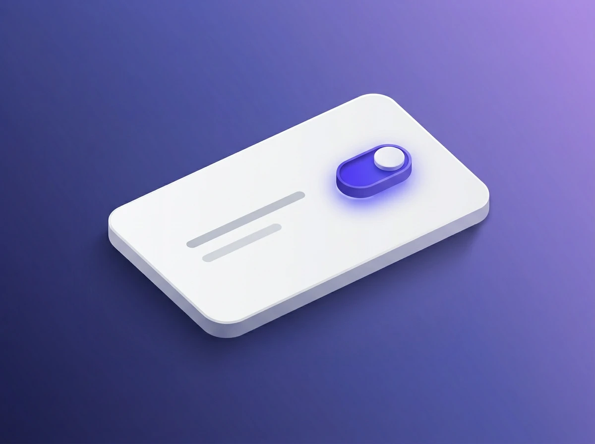 Dashboard settings card with the Shipment Tracking toggle switched on